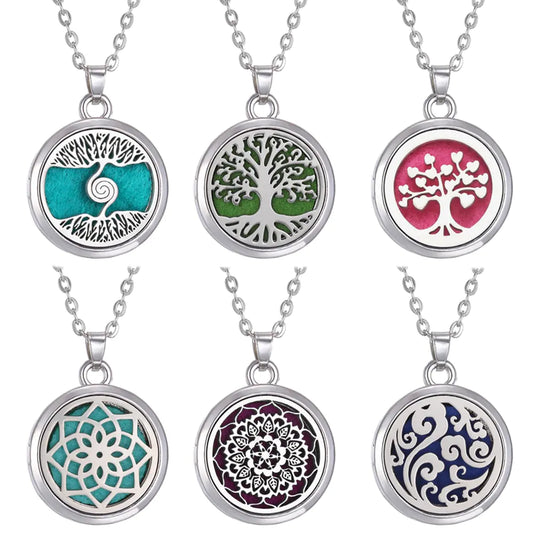 Aromatherapy Tree of Life Necklace